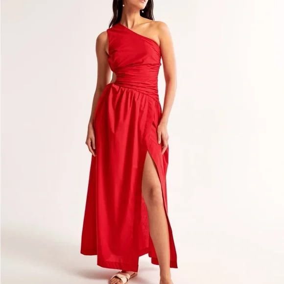 Abercrombie & Fitch Scarlet One Shoulder Dress - Picture 2 of 4
